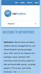 Mobile Screenshot of nethosters.com